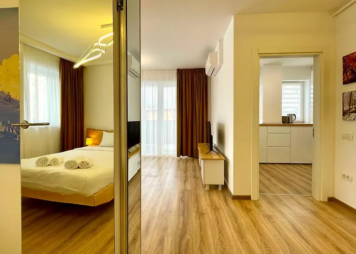 Appartamento Carpatilor Urban Escape Studio: Free Parking & Ac